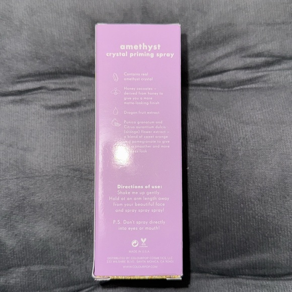 New in box Colourpop Amethyst Crystal Priming Spray - Picture 2 of 3